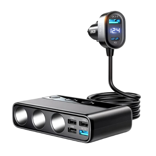 Car Charger Adapter Splitter with Triple Ports 154w