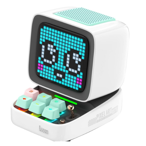Bluetooth Speaker with Pixel Art 
