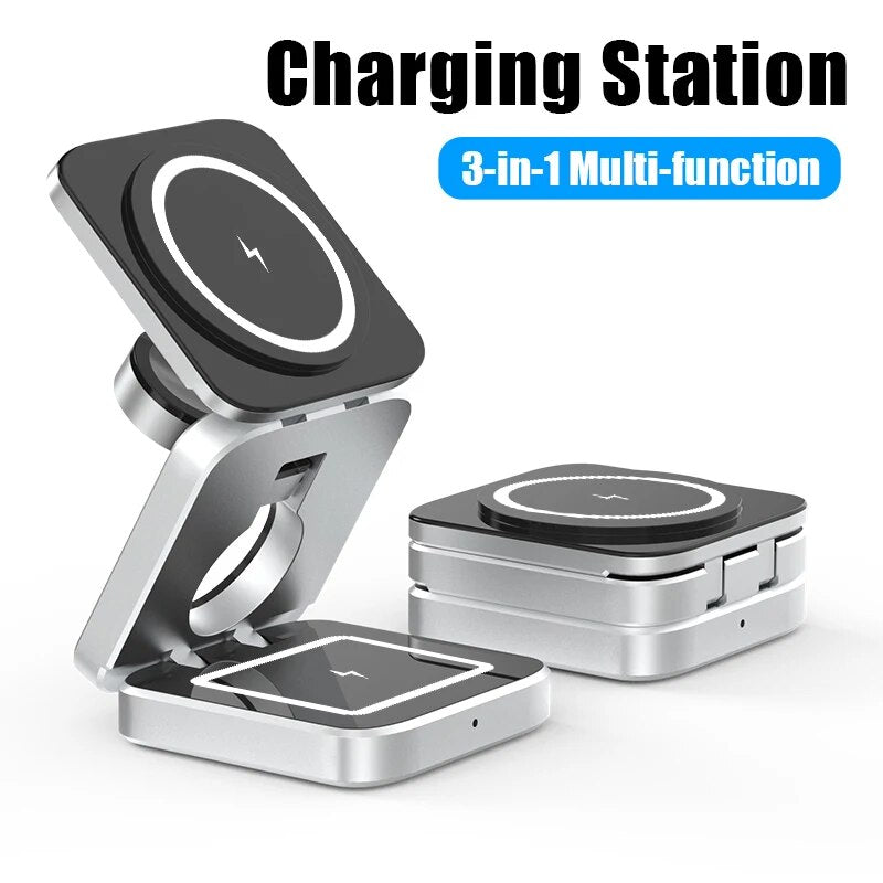 Magnetic Charging Station for IOS Android Devices