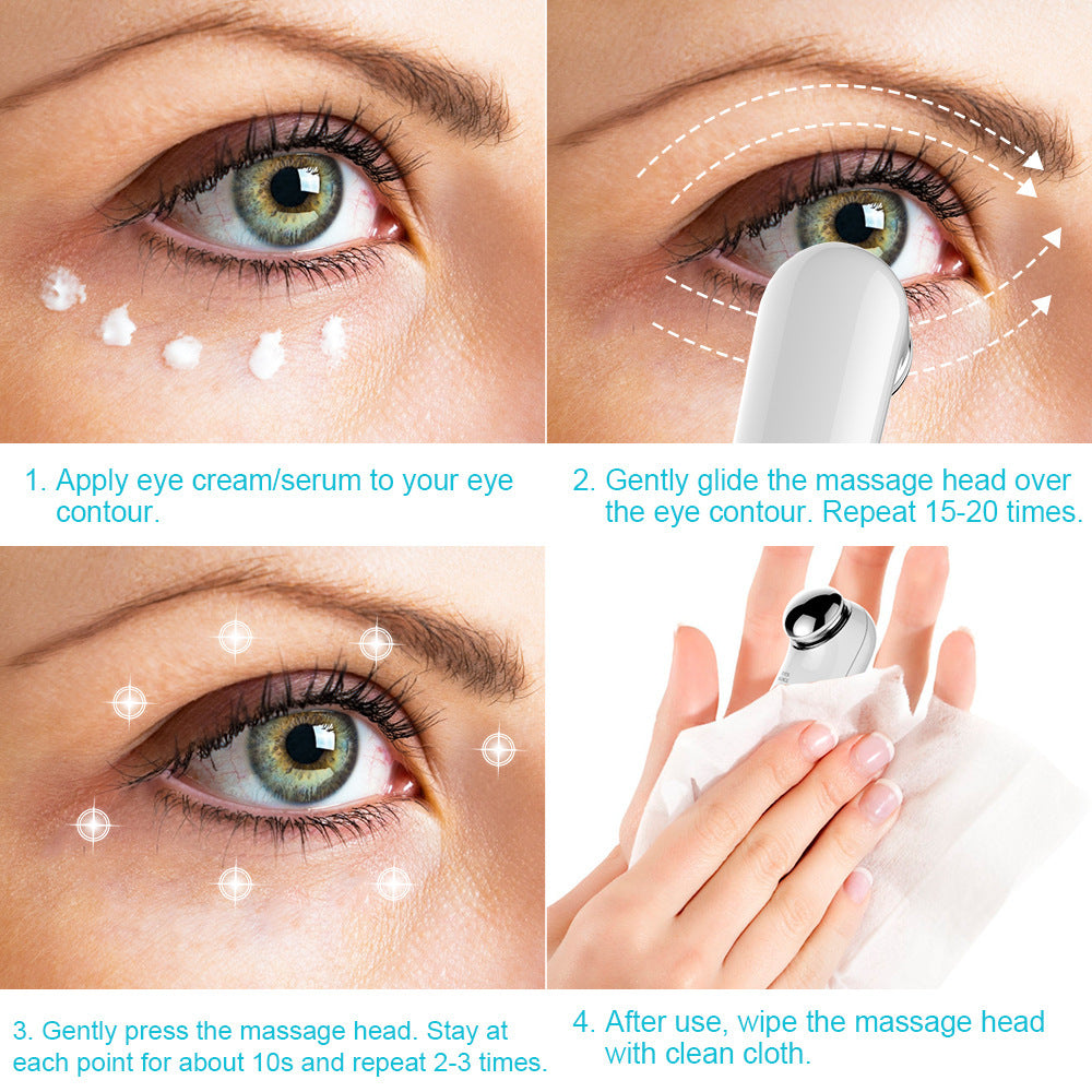 Portable Eye Massager Enhance Your Eye Cream's Effectiveness Instantly - My Store