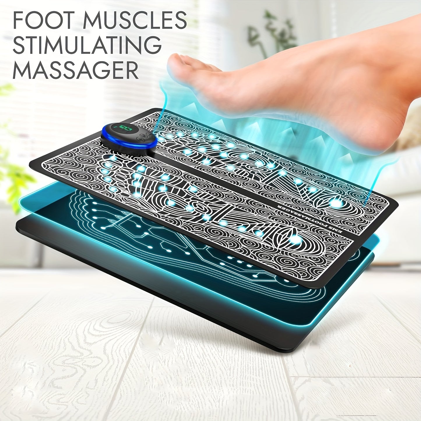 Foot Massager Portable Electric Deep Kneading for Muscle Pain Relief - My Store