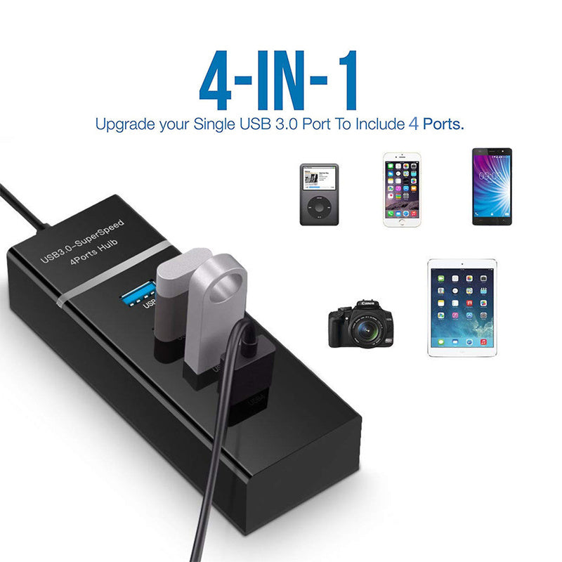 Multi-Port USB 3.0 HUB Splitter for Efficient Connectivity - My Store