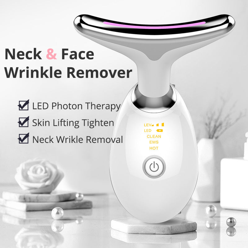 Neck Massager with LED Photon Therapy for Skin Rejuvenation - My Store