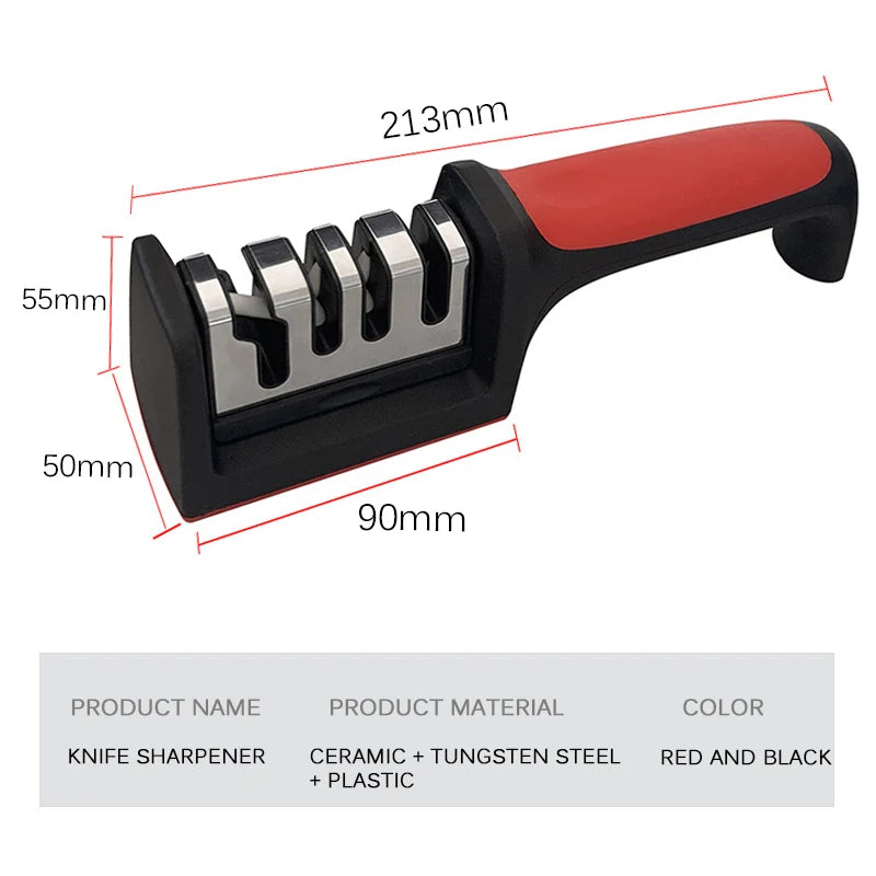 Knife Sharpener Stainless Steel Precision & Safety - My Store