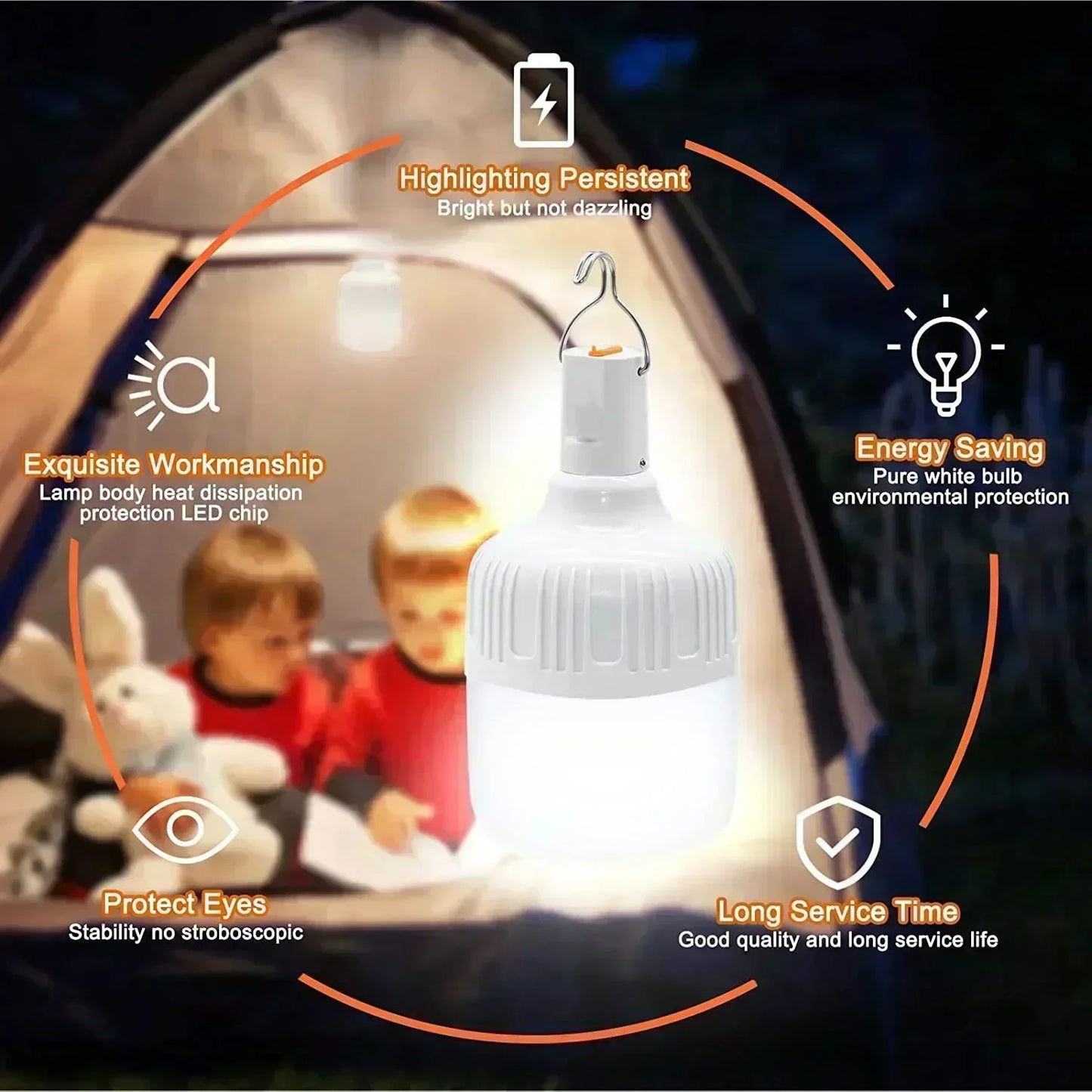 Camping Light with Adjustable LED Brightness - My Store