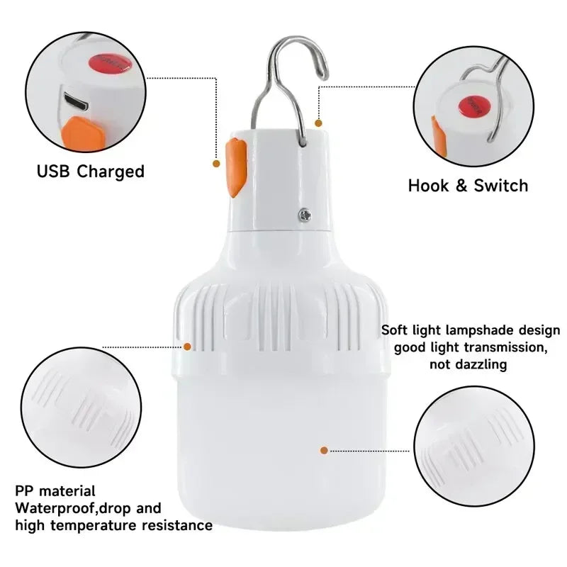 Camping Light with Adjustable LED Brightness - My Store