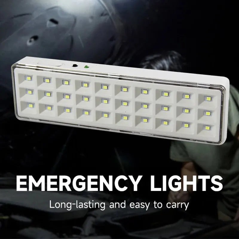 Smart Emergency Light 30 LED Power Failure Fire-Safety Lighting - My Store