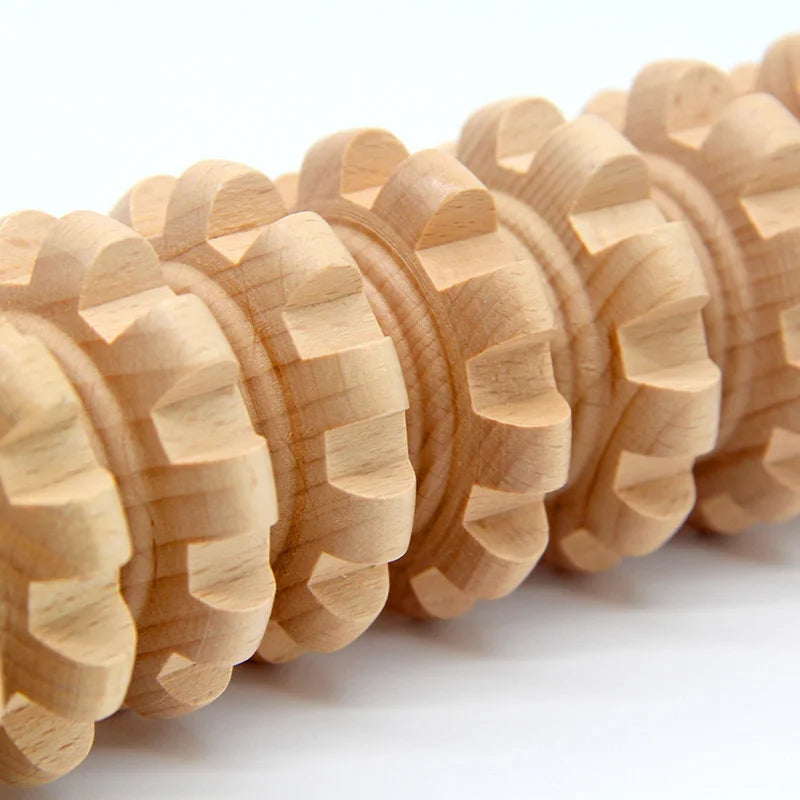 Lymphatic Massage Roller Eco-Friendly Curved Wooden Massager - My Store