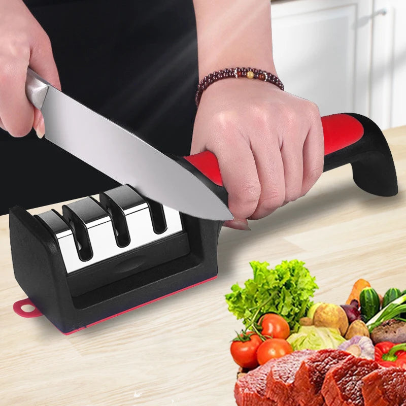 Knife Sharpener Stainless Steel Precision & Safety - My Store